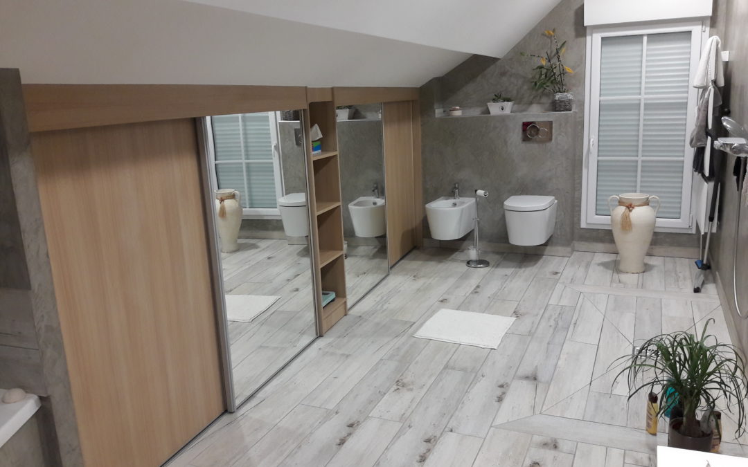 Salle de bain dans les combles