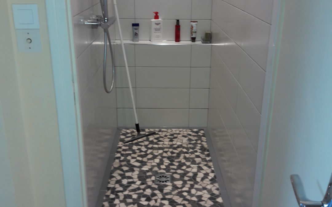 Douche dans placard